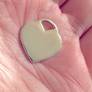 Solid Sterling Silver Heart Pendant